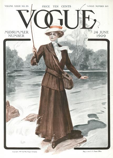 VOGUE FASHION MAGAZINE　JUNE 1,1935 June 24 1909 | Vogue