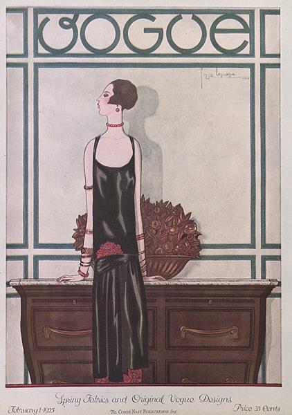 【アンティーク壁掛】VOGUE 1925年4月号 パリファッション特集 February 1 1925 | Vogue
