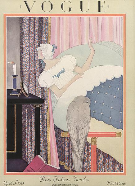 【アンティーク壁掛】VOGUE 1925年4月号 パリファッション特集 April 15 1925 | Vogue
