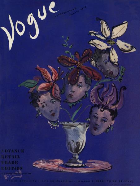 VOGUE FASHION MAGAZINE　MARCH 1, 1938 March 1 1938 | Vogue