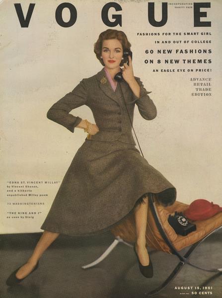 VOGUE 1951 ポスター August 15 1951 | Vogue