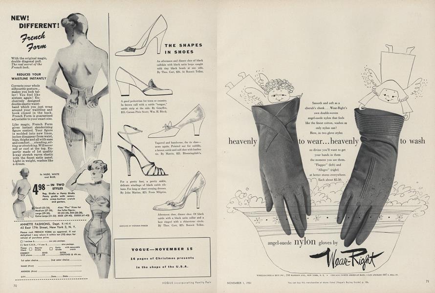 Wear-Right | Vogue | NOVEMBER 1, 1951