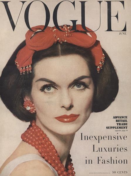 VOGUE FASHION MAGAZINE　JUNE 1,1935 PRINT: June 1956
