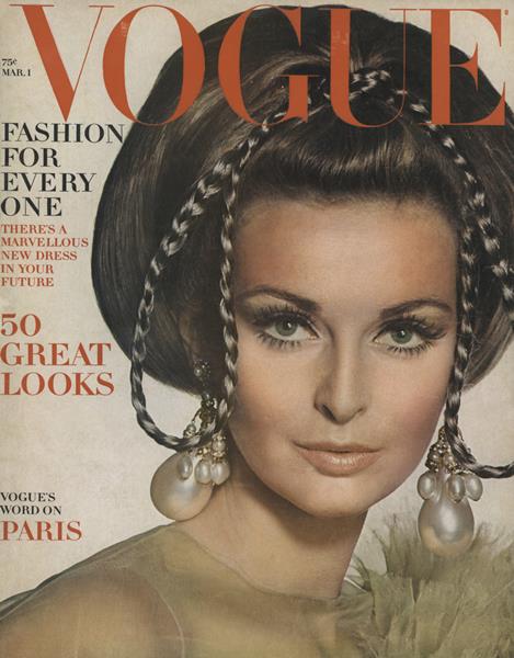 VOGUE FASHION MAGAZINE　MARCH 1, 1938 PRINT: March 1 1967