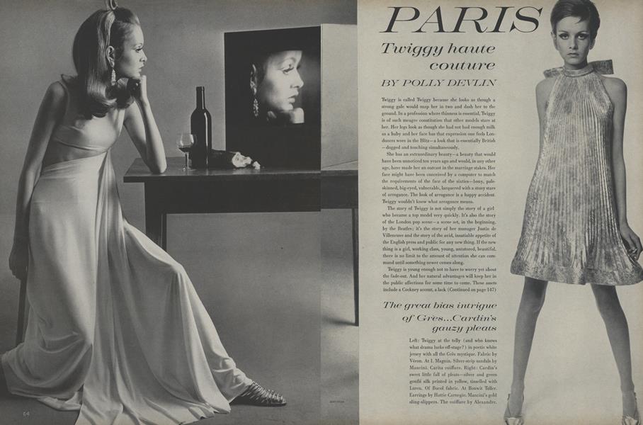 Paris: Twiggy Haute Couture | Vogue | MARCH 15, 1967