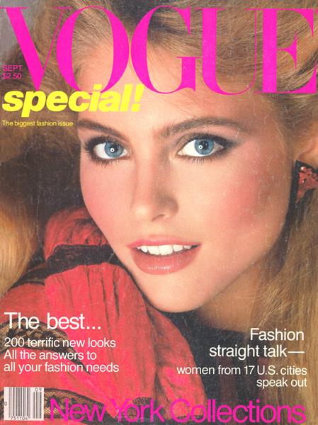 VOGUE August 1980年代 ヴィンテージ ファッション誌 PRINT: September 1980