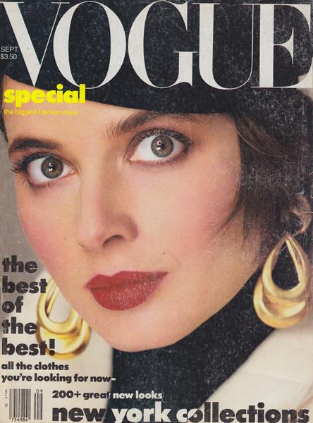 1970年代VOGUE 100 GREAT NEW LOOKS PRINT: September 1985