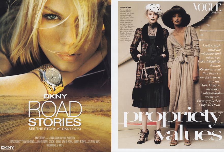 Propriety Values | Vogue | JULY 2004