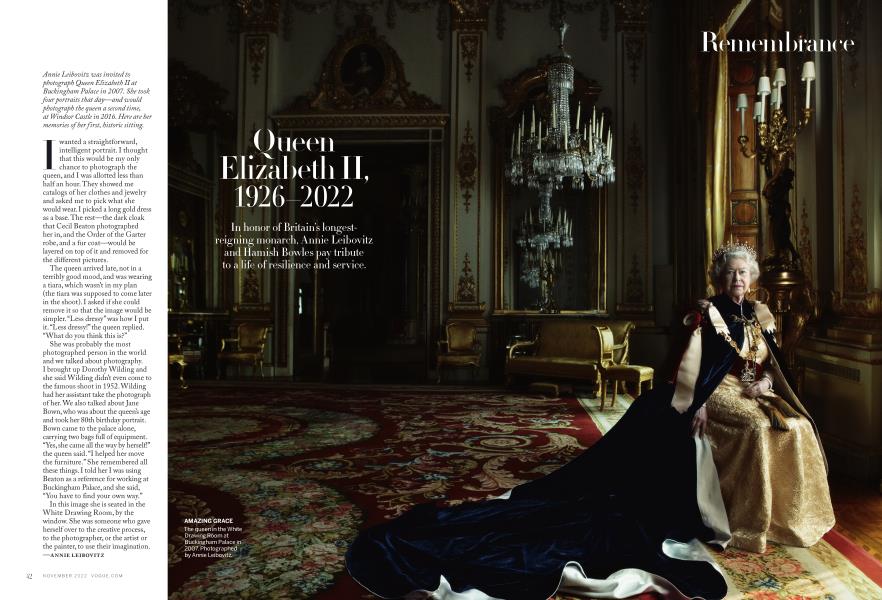 Queen Elizabeth II, 1926—2022 | Vogue | NOVEMBER 2022